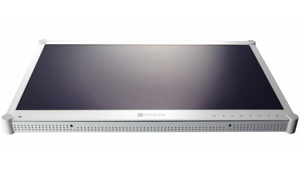 TFT 23.6" Neovo MX-24, скло NeoV™, VGA, DVI-D, HDMI, DP, 24/7, металевий, колонки, білий - 568272