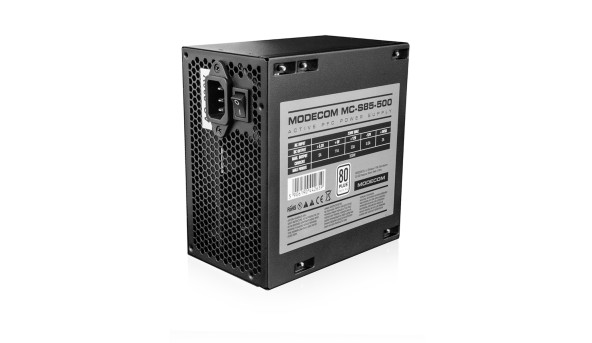 БЖ 500W Modecom MC-500-85, 120мм, 80+, Bulk - 568581