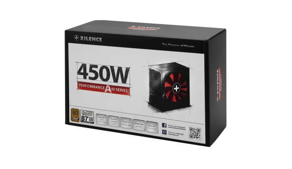 БЖ 450W Xilence XP450R11 Performance A+ III, 120mm, 80+ BRONZE, Retail Box - 568773