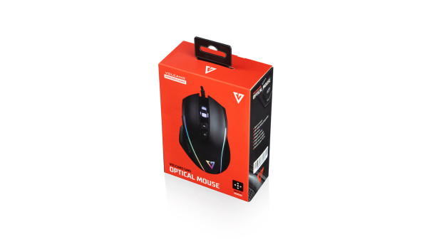 Мишка Modecom MC-GM5 Volcano, 8кн., 3200dpi., RGB, регулювання ваги - 568814