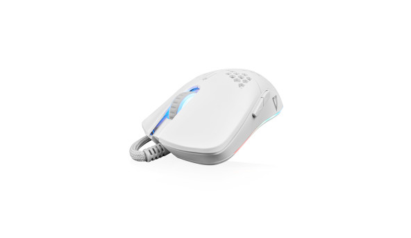 Мишка Modecom Shinobi 3360 Volcano, ігрова, 12000dpi., 6кн., біла - 568857
