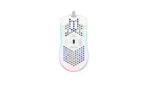 Мишка Modecom Shinobi 3360 Volcano, ігрова, 12000dpi., 6кн., біла - 568857