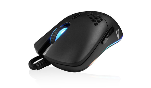 Мишка Modecom Shinobi 3327 Volcano, ігрова, 5200dpi., 6кн., чорна - 568860
