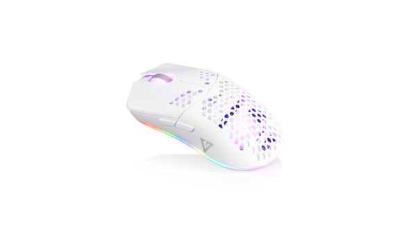 Мишка Modecom Shinobi 3327 Volcano, ігрова, 5200dpi., 6кн., біла - 568865