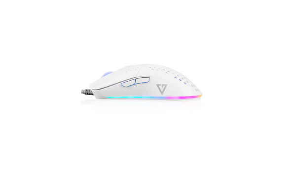 Мишка Modecom Shinobi 3327 Volcano, ігрова, 5200dpi., 6кн., біла - 568865