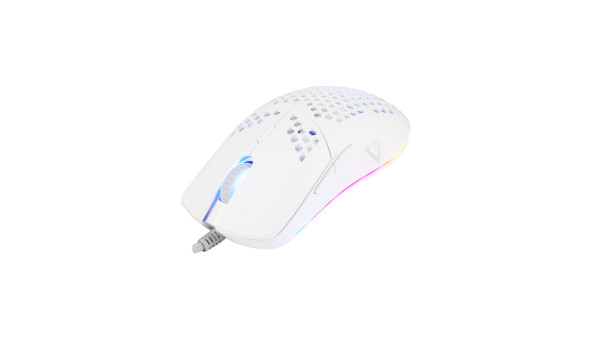 Мишка Modecom Shinobi 3327 Volcano, ігрова, 5200dpi., 6кн., біла - 568865