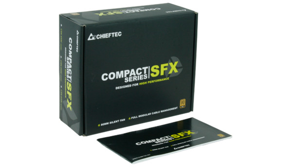 БЖ 550W Chieftec COMPACT CSN-550C SFX 80mm, 80+ GOLD, Modular, Retail Box