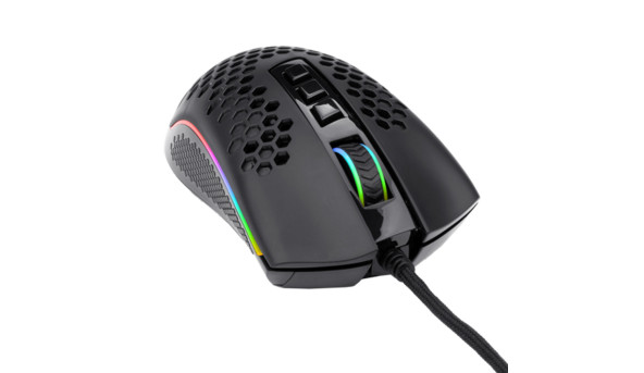 Мишка Redragon Storm Elite RGB, ігрова, 16000dpi., 10кн., чорна - 569061