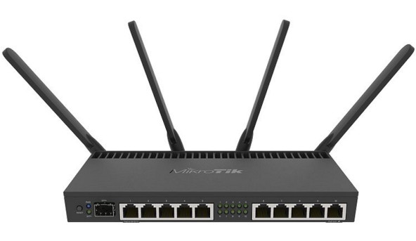 Маршрутизатор Mikrotik RB4011iGS+5HacQ2HnD-IN+L5-10xGigabit port router with a Quad-core 1.4Ghz C