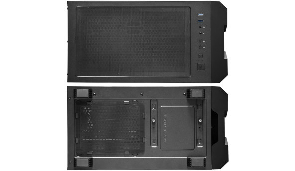 Корпус Chieftec HUNTER GS-01B-OP 4x120mm A-RGB, ATX, без БЖ, Black - 569329