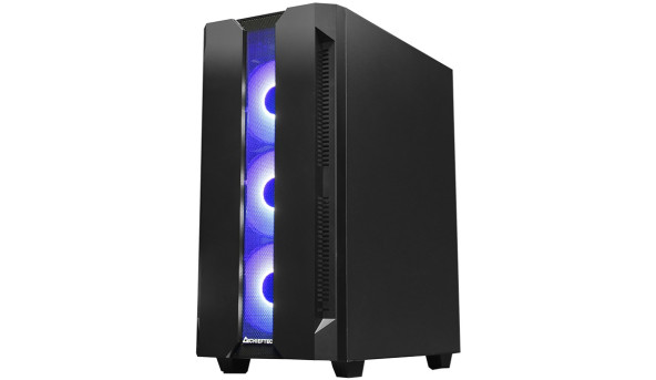 Корпус Chieftec HUNTER GS-01B-OP 4x120mm A-RGB, ATX, без БЖ, Black - 569329