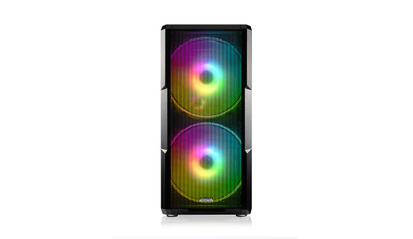 Корпус Modecom AMIRANI ARGB BLACK fans 2x200mm+1x120mm без БЖ ATX - 569403