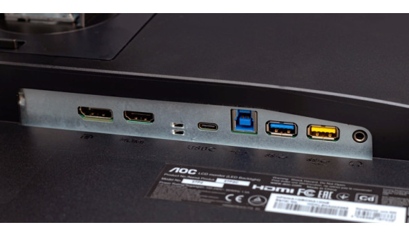 TFT 27" AOC 27P2C IPS, HDMI, DP, USB 3.2,  Pivot, колонки, чорний