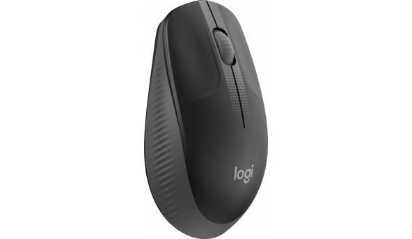 Мишка Logitech M190 бездротова, Full size, Charcoal - 569445