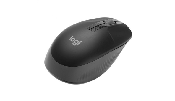 Мишка Logitech M190 бездротова, Full size, Charcoal - 569445