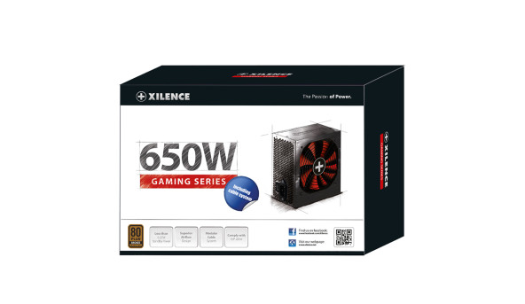БЖ 650W Xilence XP650R10 Gaming series, 140mm, 80+ BRONZE, Semi-Modular, Retail Box - 569630