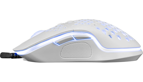 Мишка LogicConcept Starr One Light 6400dpi, 7кн., RGB, біла - 569639