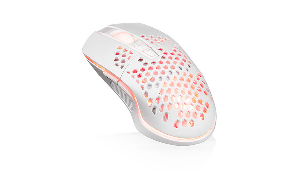 Мишка LogicConcept Starr One Light 6400dpi, 7кн., RGB, біла - 569639