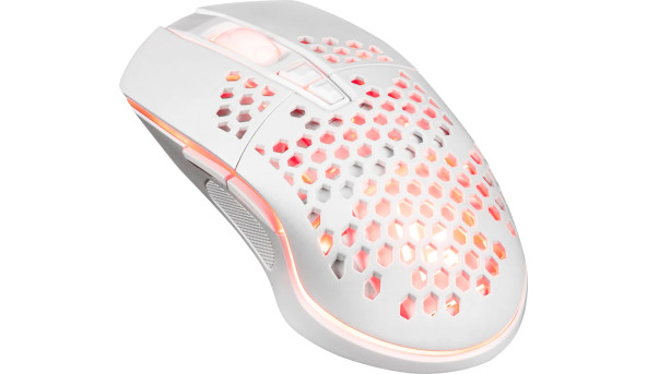 Мишка LogicConcept Starr One Light 6400dpi, 7кн., RGB, біла - 569639