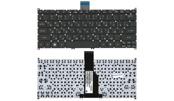 Клавіатура для ноутбука Acer Aspire S3, Aspire One 725 756 AO725 Black, (No Frame) RU
