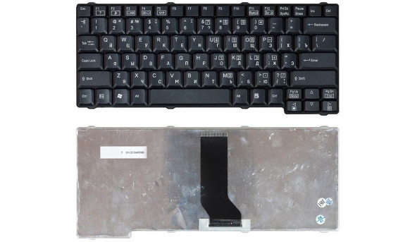 Клавіатура для ноутбука Acer TravelMate 200, 210, 220, 230, 240, 250, 260, 520, 730, 740 Black, RU