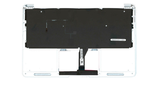Клавіатура Apple MacBook Air 2012+ A1465 Black, Silver TopCase, RU горизонтальний ентер