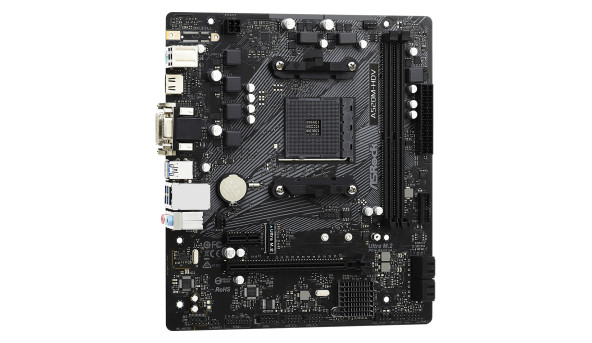 ASRock A520M-HDV (AM4/A520, 2*DDR4, PCIex16, D-Sub/DVI-D/HDMI, 4xSATAІІІ, M.2, GLan, 8ch, mATX)