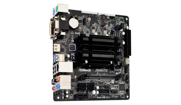 ASRock J5040-ITX (Quad-Core Pentium 3.2GHz, 2xDDR4 SoDIMM, VGA/HDMI/DVI, 1*PCIe, 4xSATAIII, miniITX) - 569859