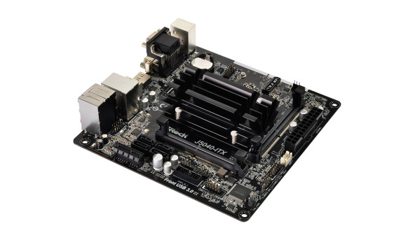 ASRock J5040-ITX (Quad-Core Pentium 3.2GHz, 2xDDR4 SoDIMM, VGA/HDMI/DVI, 1*PCIe, 4xSATAIII, miniITX) - 569859