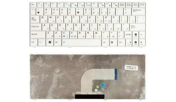 Клавіатура для ноутбука Asus N10, N10A, N10C, N10E, N10J, N10JC White, RU