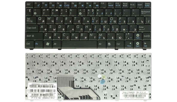 Клавіатура для ноутбука Asus (T91MT) Black, RU