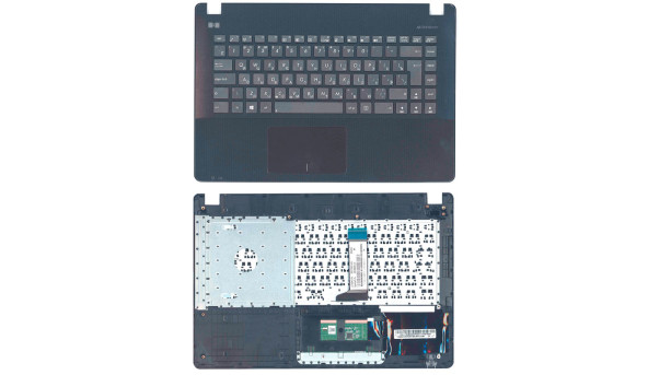 Клавіатура для ноутбука Asus X451 Black, Black TopCase, RU