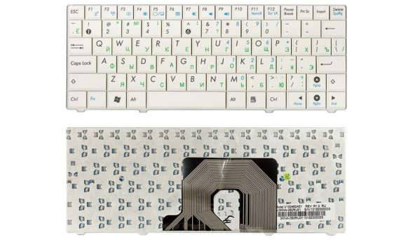 Клавиатура для ноутбука Asus EEE PC (90HA, 900SD, T91) White, RU