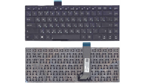 Клавіатура для ноутбука Asus VivoBook (X402) Black, (No Frame), RU