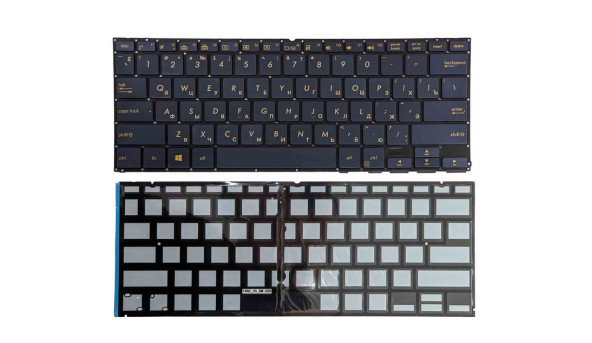 Клавіатура для ноутбука Asus ZenBook Flip S UX370UA Black, (No Frame) RU