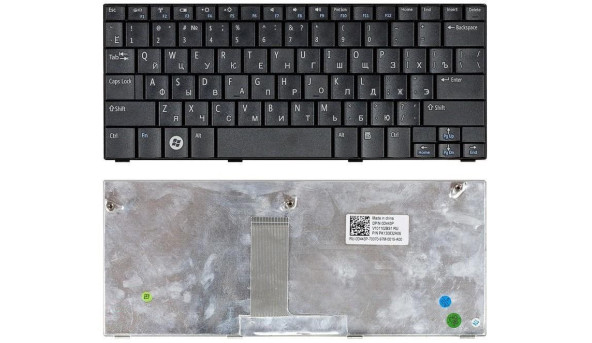 Клавіатура для ноутбука Dell Inspiron Mini (1011, 1010) Black, RU