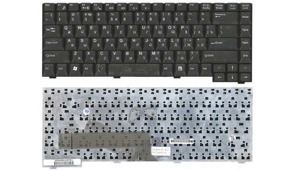 Клавіатура для ноутбука Fujitsu Amilo M1437, M1439, D7850 Black, RU