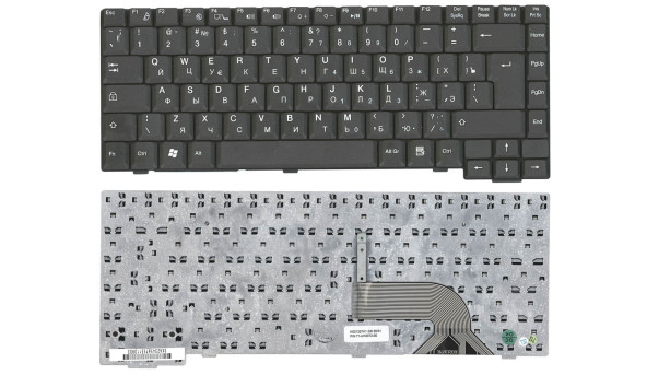 Клавіатура для ноутбука Fujitsu Amilo (M6450, M6450G) Black, RU (вертикальний ентер)