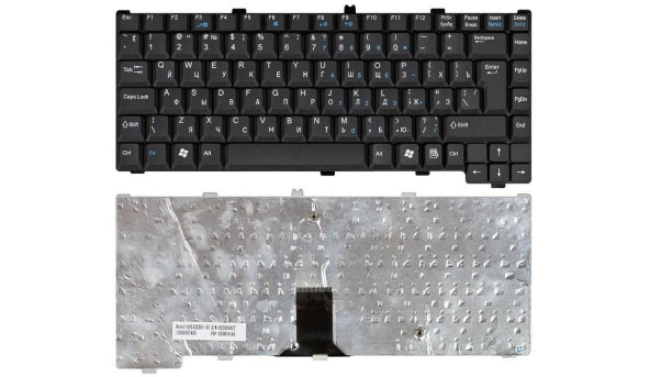 Клавиатура для ноутбука Fujitsu Amilo (M7440, M7440G, M6100) Black, RU (вертикальный энтер)