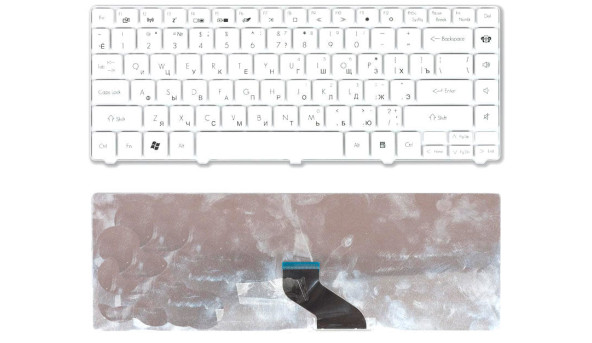 Клавіатура для ноутбука Gateway (NV49C), Parkard Bell EasyNote NM85 White
