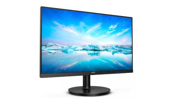 TFT 21.5" Philips 222V8LA, VA, D-Sub, HDMI, DP, колонки, чорний - 570155