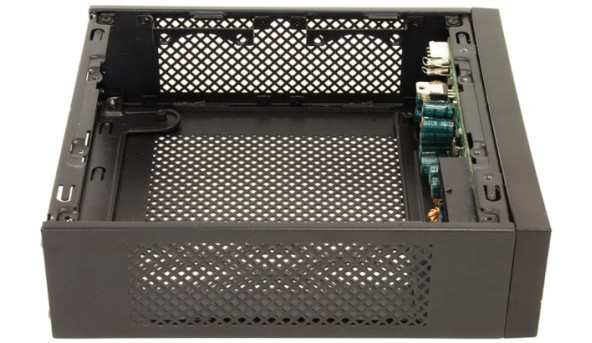 Корпус Chieftec COMPACT IX-03B-OP miniITX, без БЖ, SLIM FF - 570173