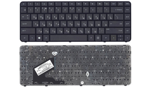 Клавіатура для ноутбука HP Pavilion (Chromebook 14) Black, (Black Frame) RU