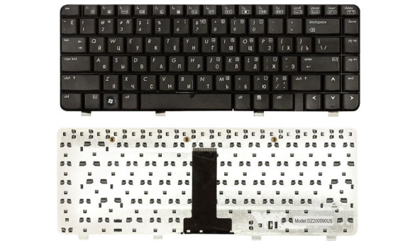 Клавіатура для ноутбука HP Pavilion DV2000, DV2100, DV2200, DV2300, DV2400, DV2500, DV2600 Black, EN