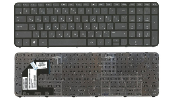 Клавіатура для ноутбука HP Pavilion (SleekBook 15-B) Black, (Black Frame) RU