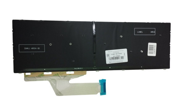 Клавиатура для ноутбука HP ProBook (450 G5) с подсветкой (Light), Black, (Silver Frame), RU