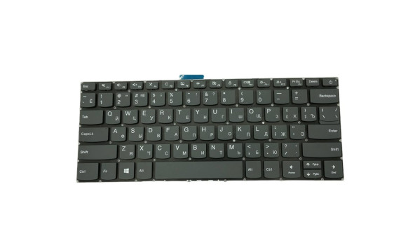 Клавіатура для ноутбука Lenovo IdeaPad 320S-14IKBR Black, (No Frame), RU