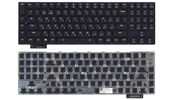 Клавіатура для ноутбука Lenovo Legion (Y920-17IKB) Black, (No Frame), RU