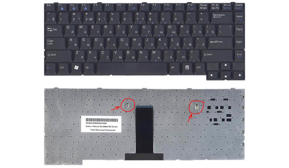 Клавіатура для ноутбука LG (LE50) Black, RU