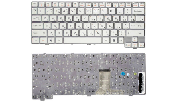 Клавіатура для ноутбука LG (X170) White, (White Frame) RU